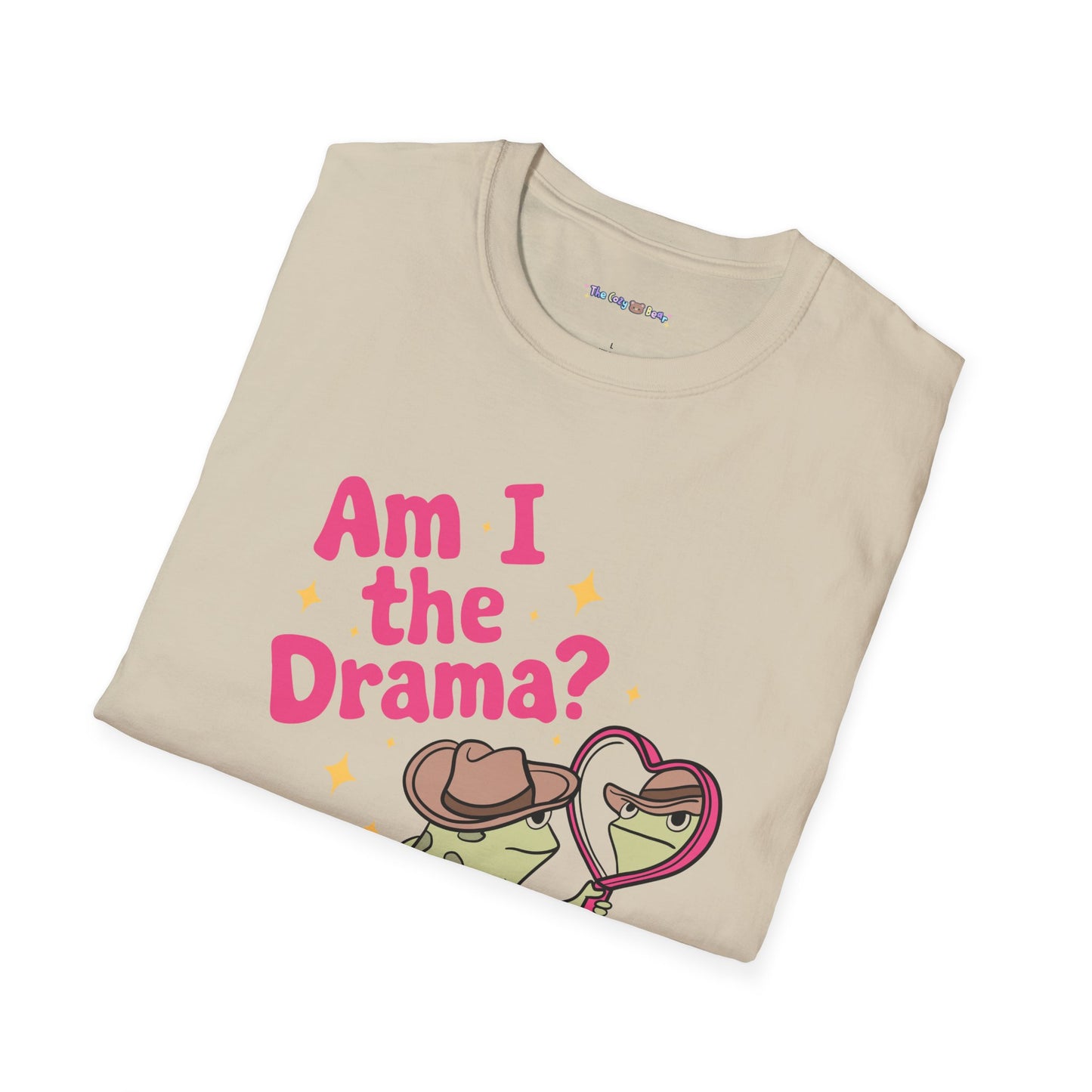 Am I the Drama? Funny Unisex Softstyle T-Shirt