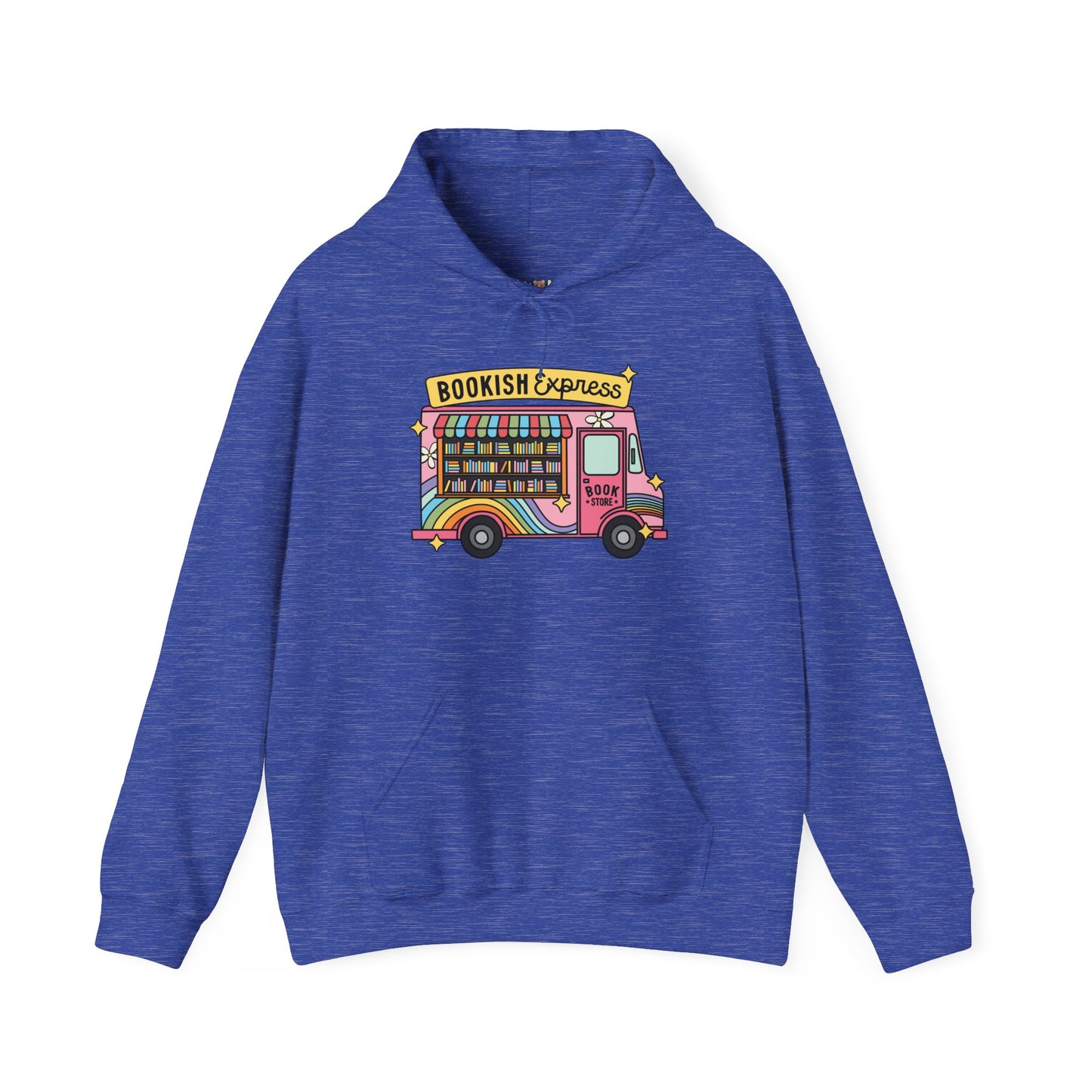 Bookish Express Hoodie - Cozy Unisex Heavy Blend Sweatshirt