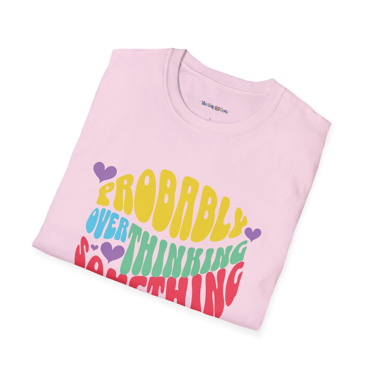 'Probably Overthinking Something' Unisex Softstyle T-Shirt