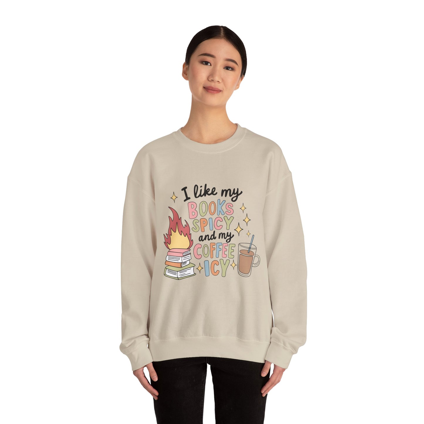 Books Spicy & Coffee Icy Unisex Sweatshirt