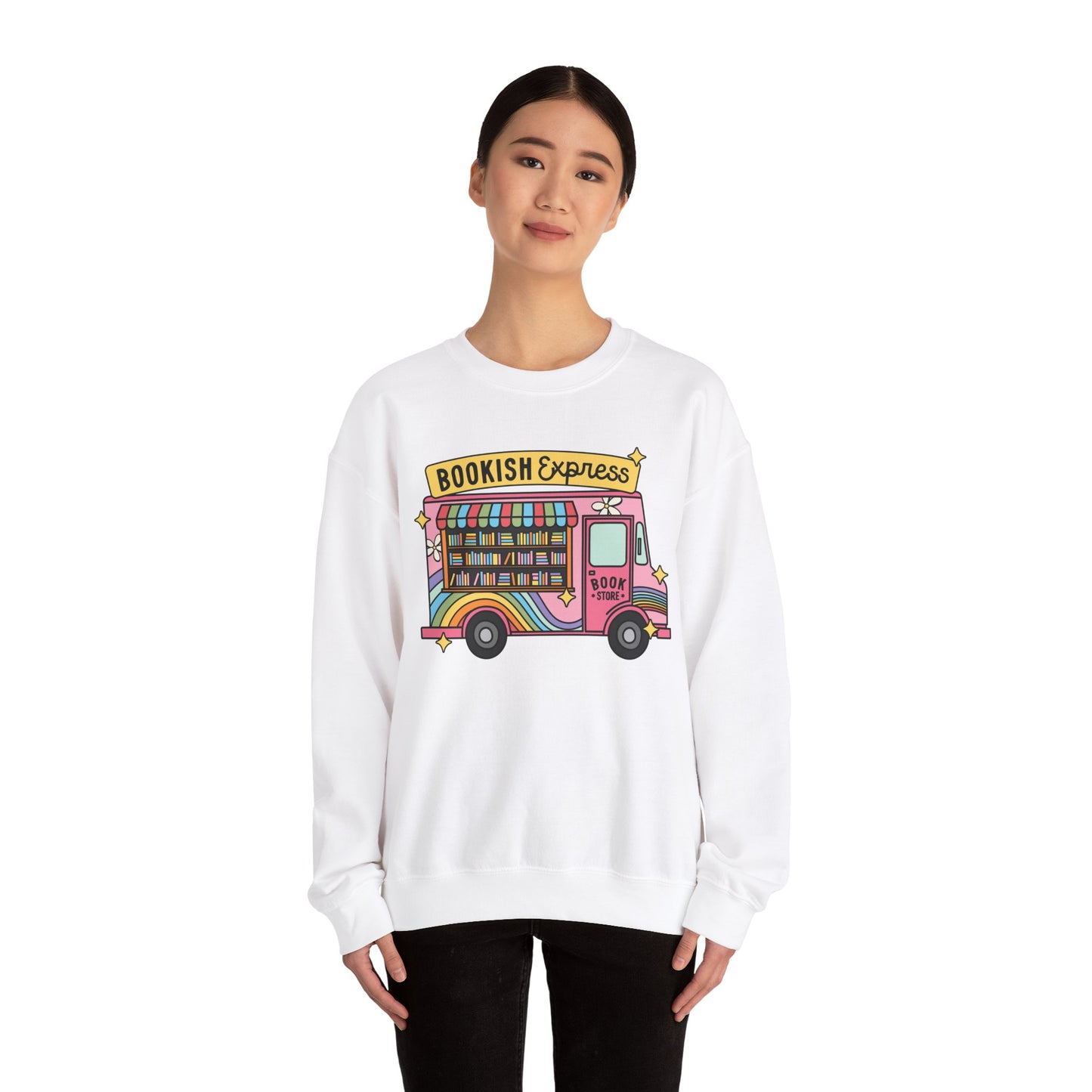Bookish Express Unisex Heavy Blend Crewneck Sweatshirt
