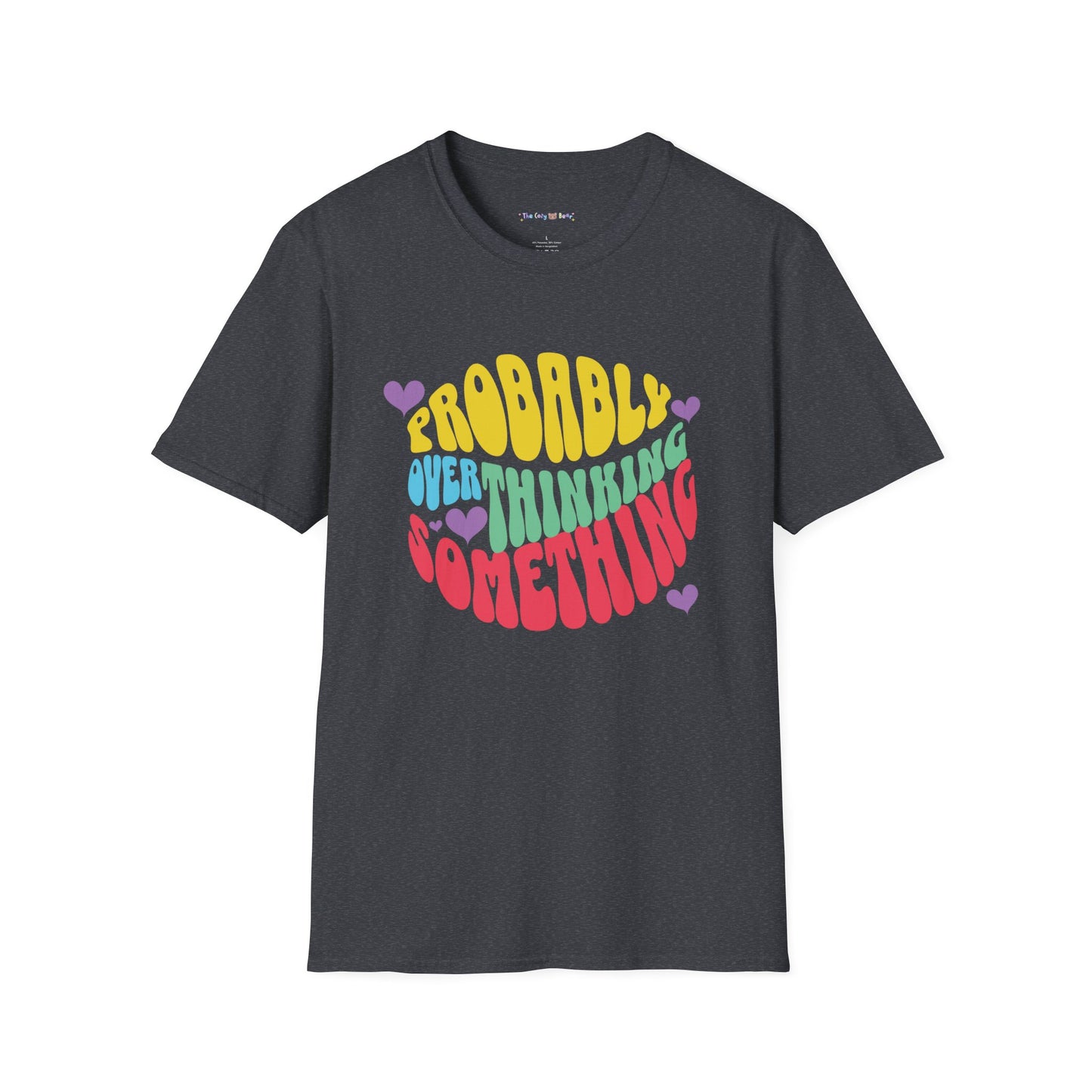 'Probably Overthinking Something' Unisex Softstyle T-Shirt