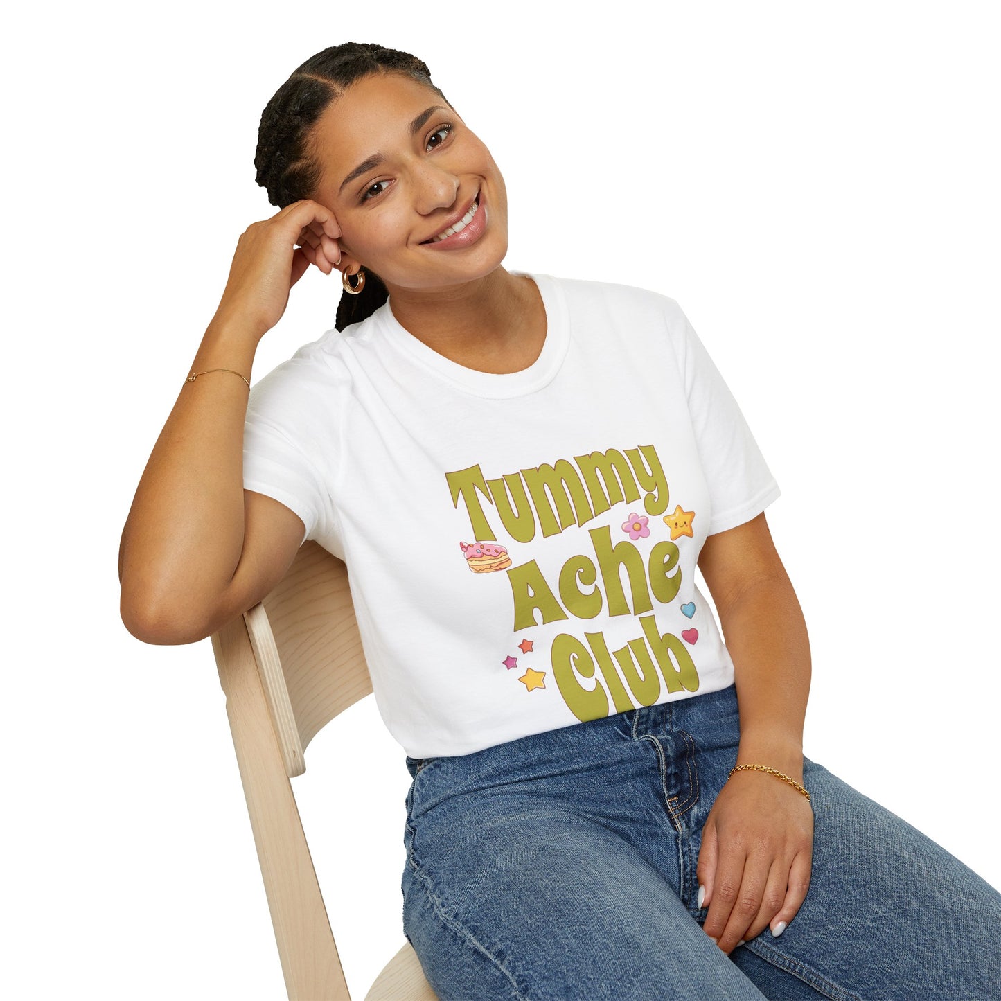 Tummy Ache Club Unisex Softstyle T-Shirt