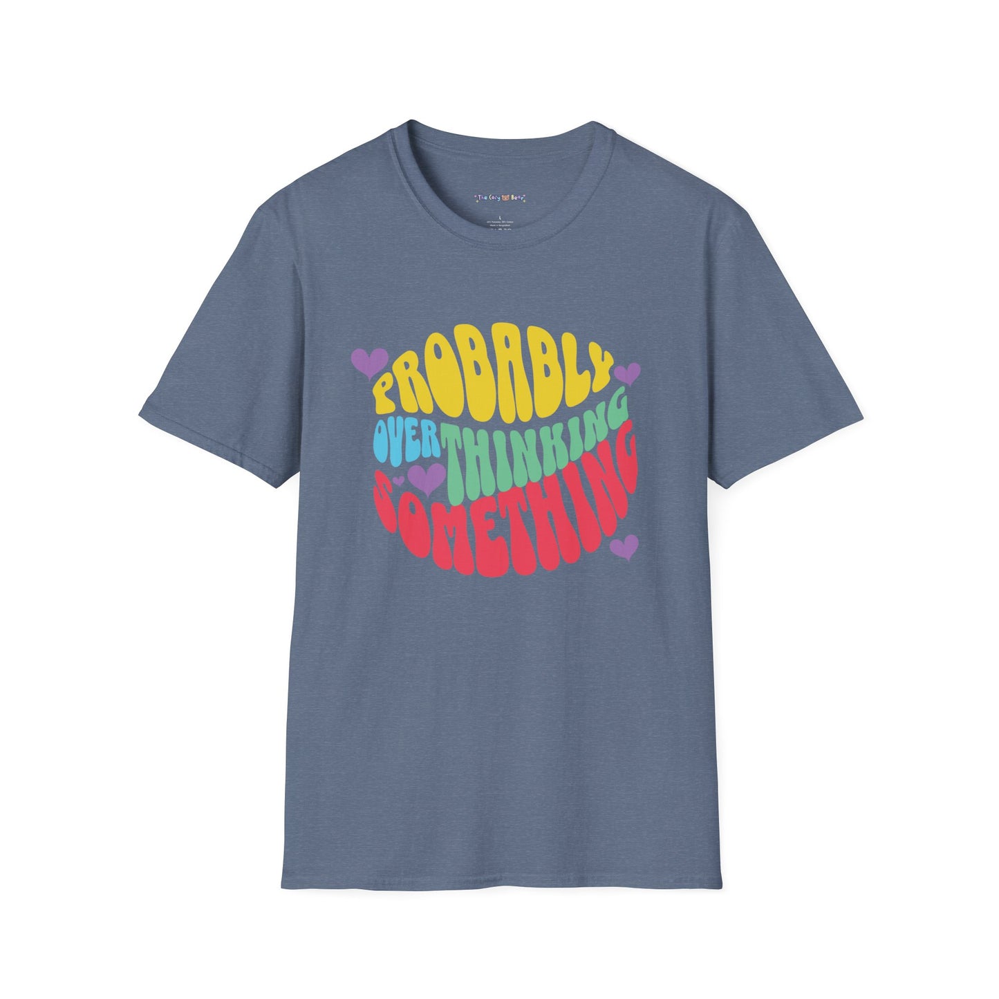 'Probably Overthinking Something' Unisex Softstyle T-Shirt
