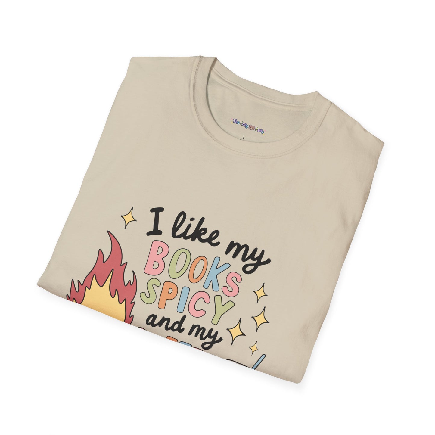 I Like My Books Spicy & Coffee Icy T-Shirt
