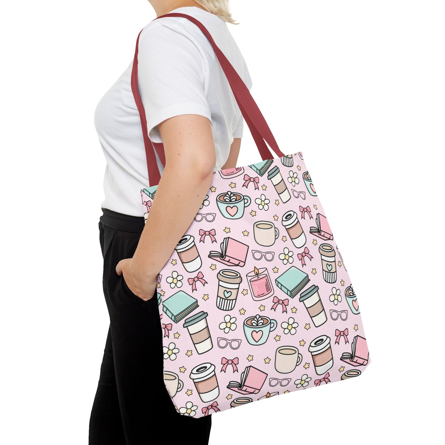 Books & Coffee Coffee Tote Bag