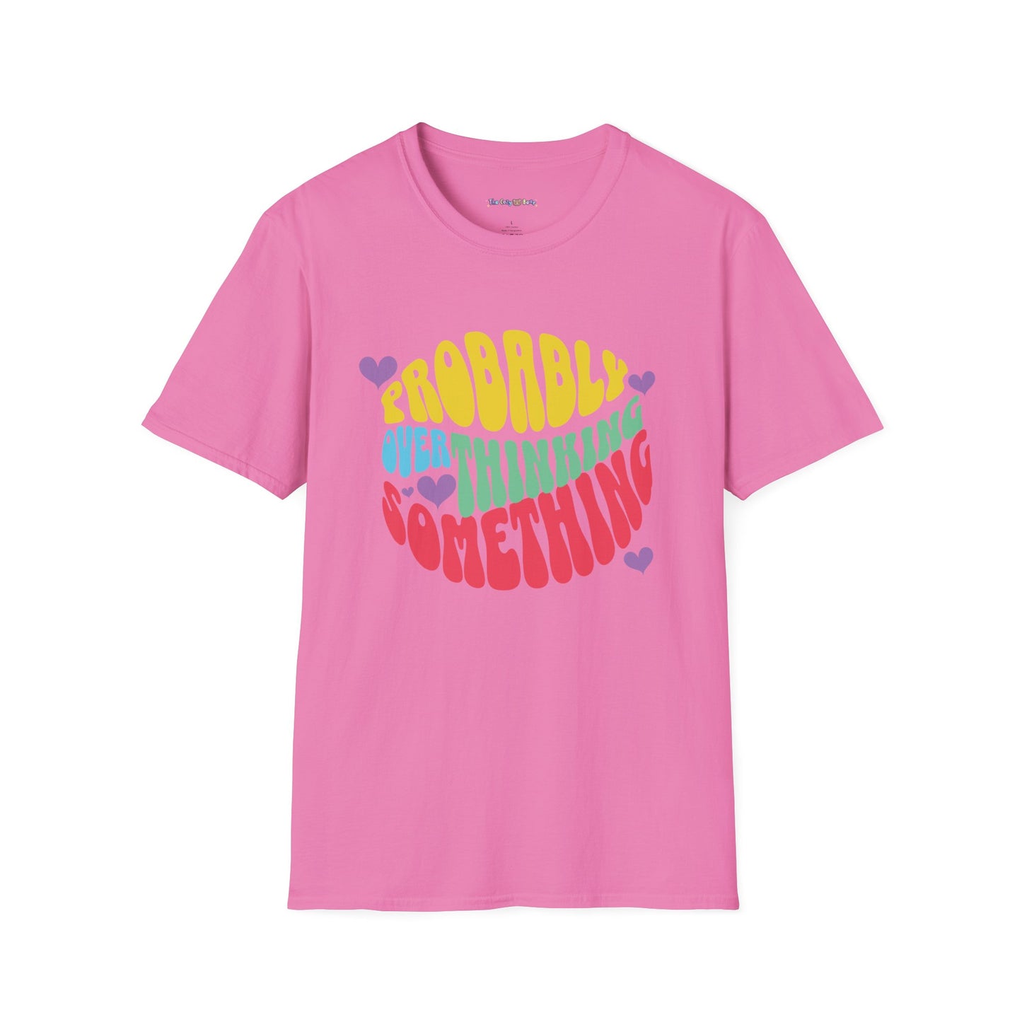 'Probably Overthinking Something' Unisex Softstyle T-Shirt