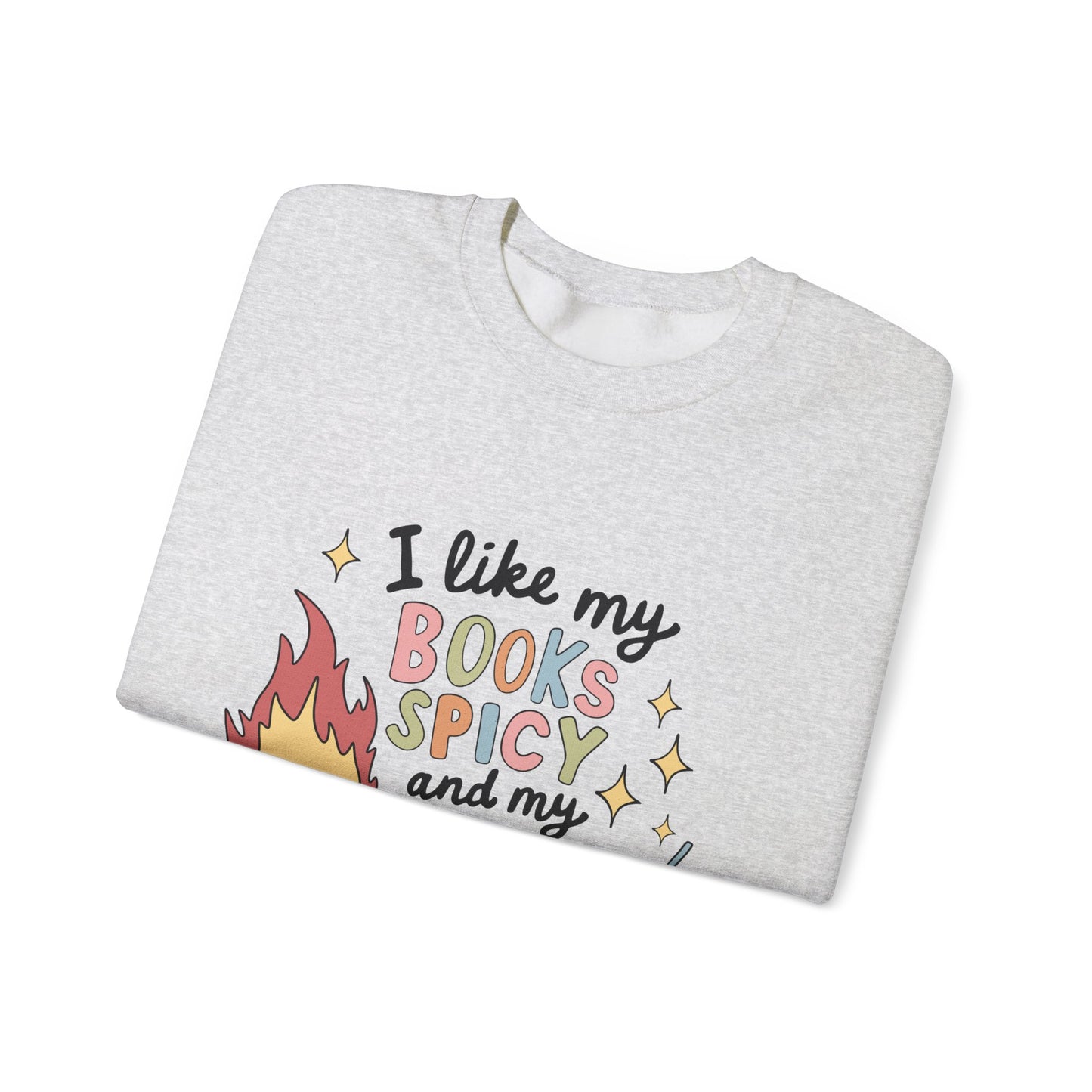Books Spicy & Coffee Icy Unisex Sweatshirt