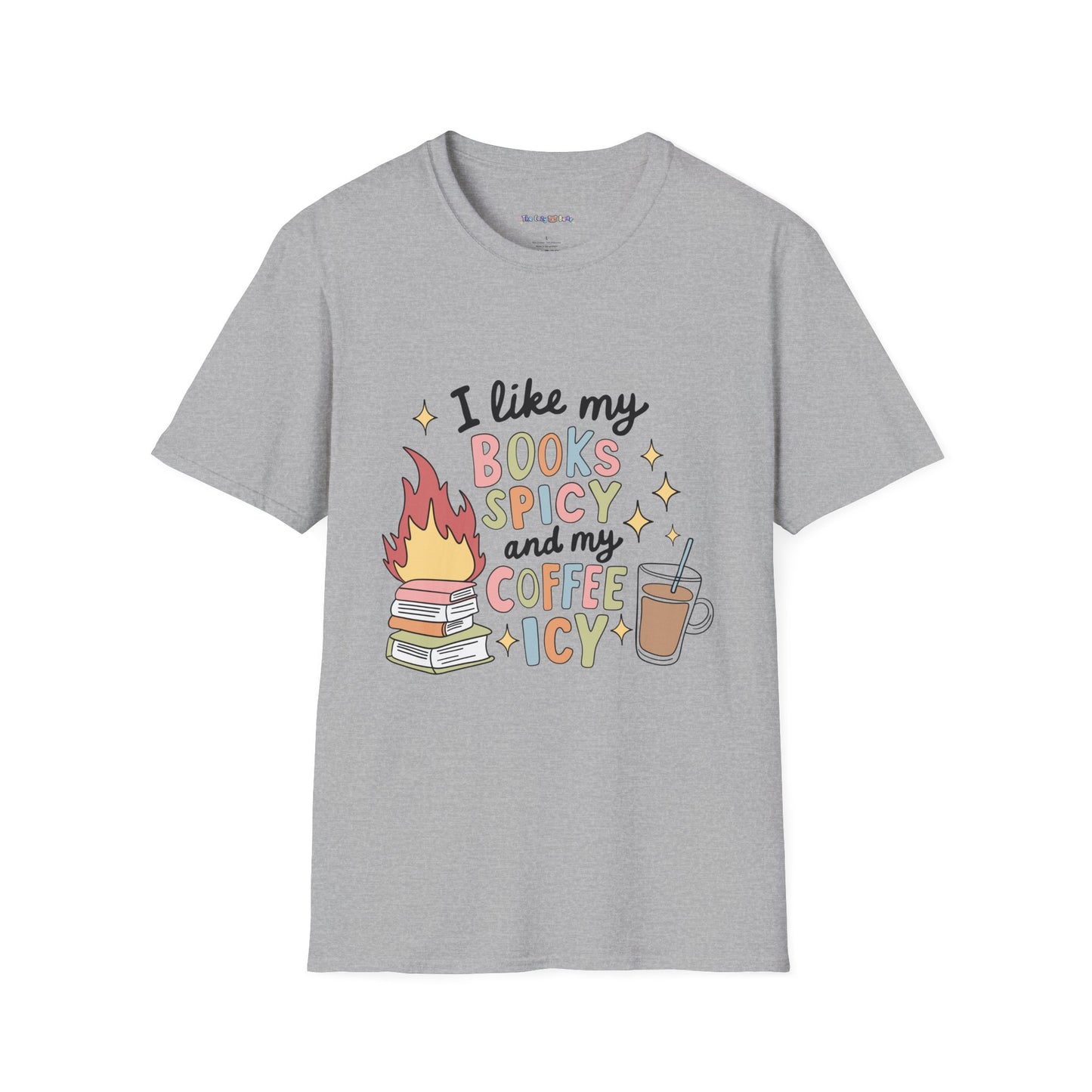 I Like My Books Spicy & Coffee Icy T-Shirt