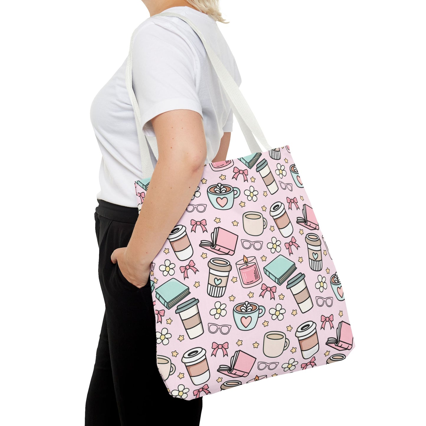 Books & Coffee Coffee Tote Bag