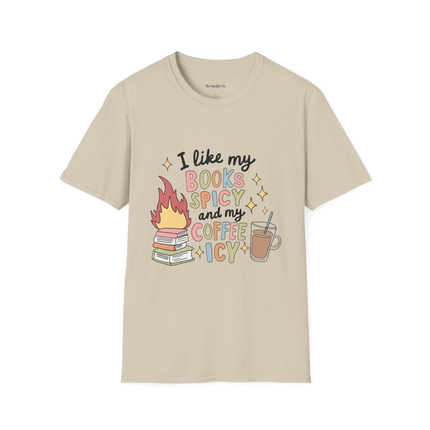 I Like My Books Spicy & Coffee Icy T-Shirt