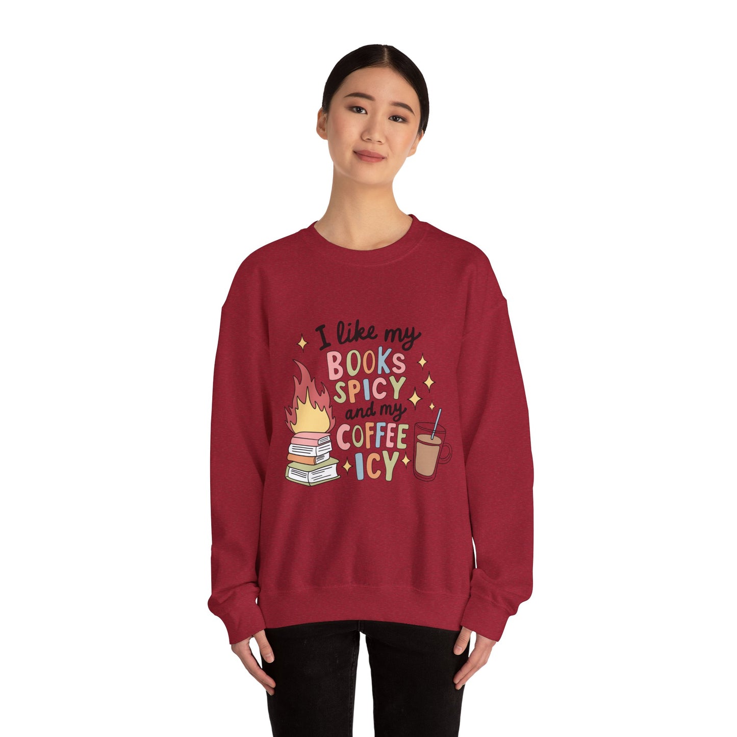 Books Spicy & Coffee Icy Unisex Sweatshirt