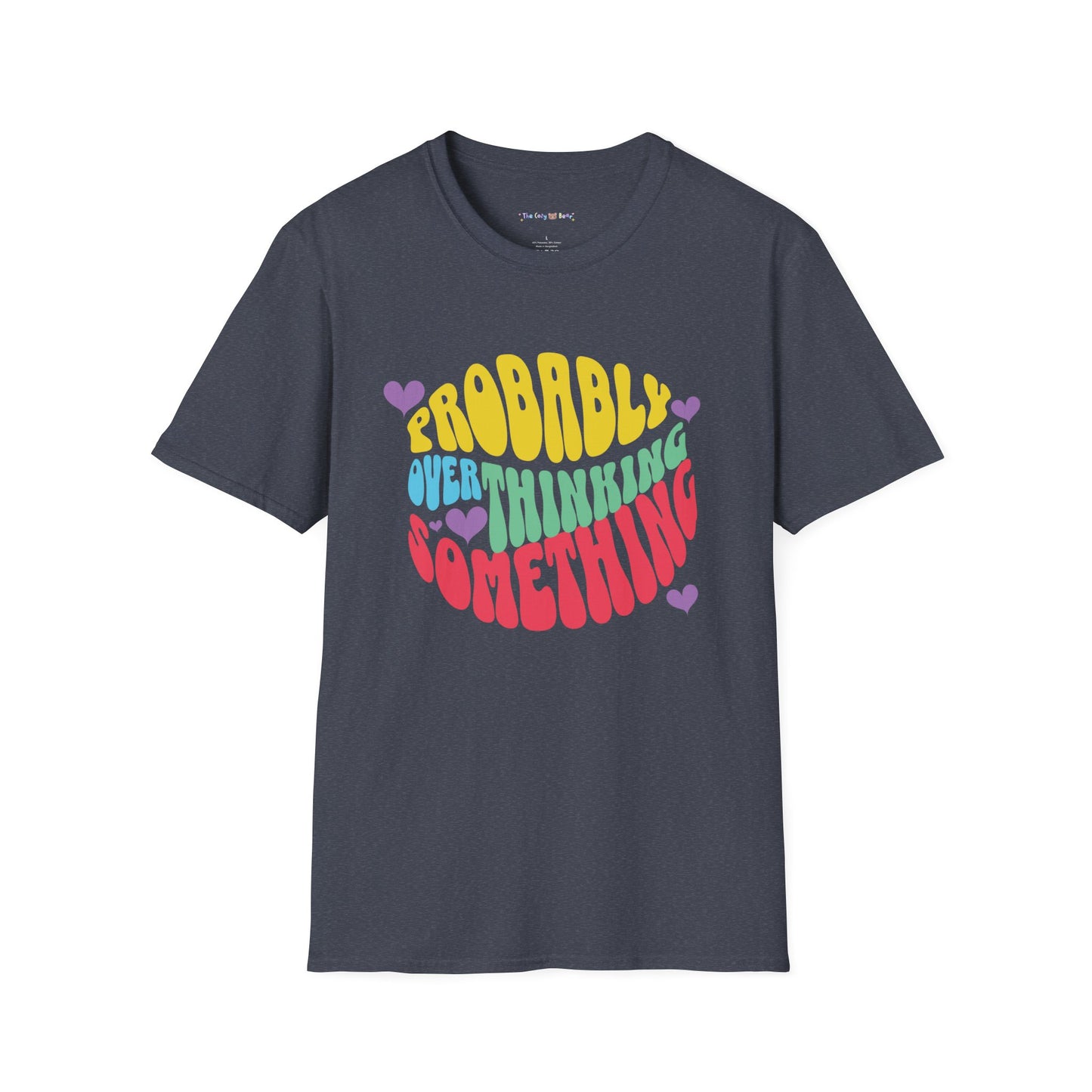 'Probably Overthinking Something' Unisex Softstyle T-Shirt