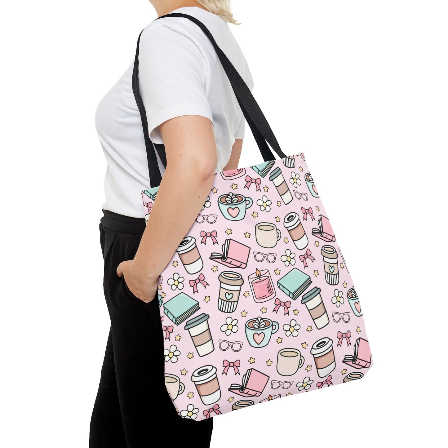 Books & Coffee Coffee Tote Bag