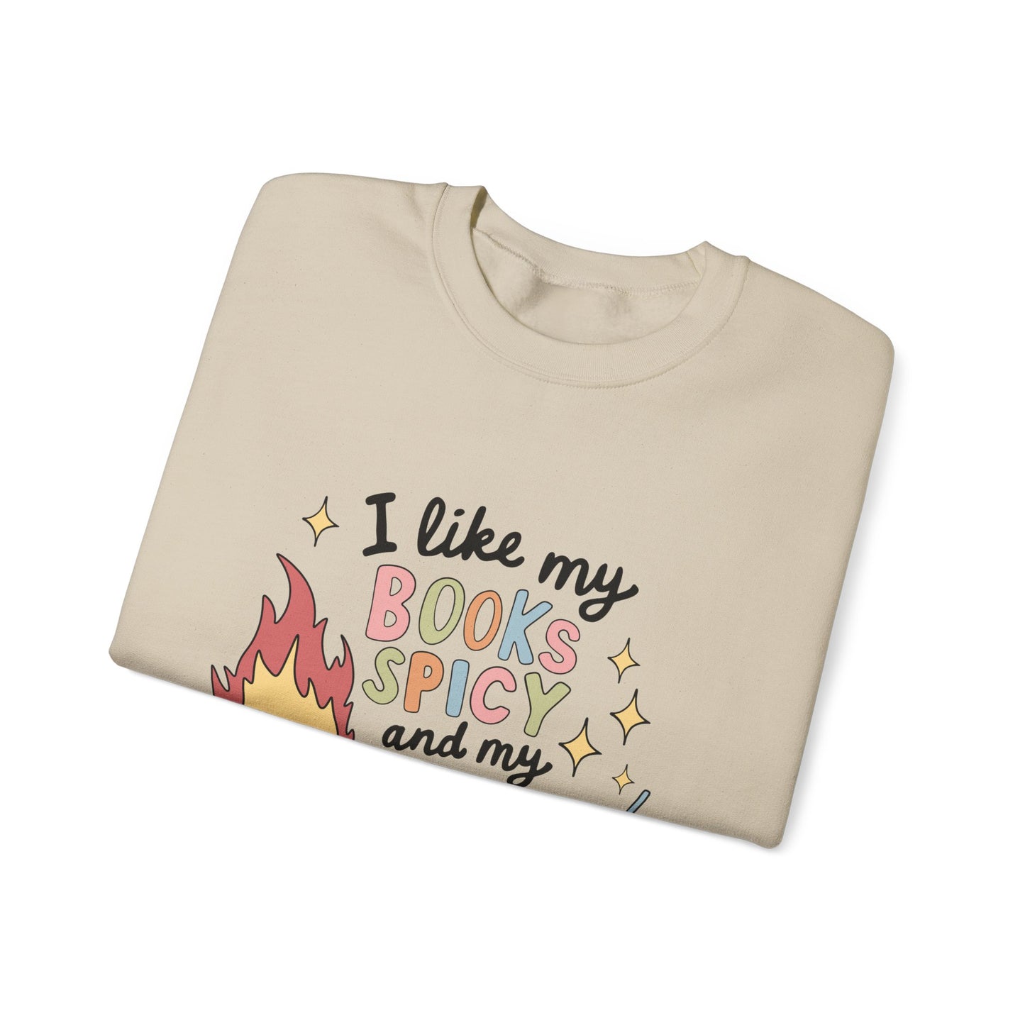 Books Spicy & Coffee Icy Unisex Sweatshirt
