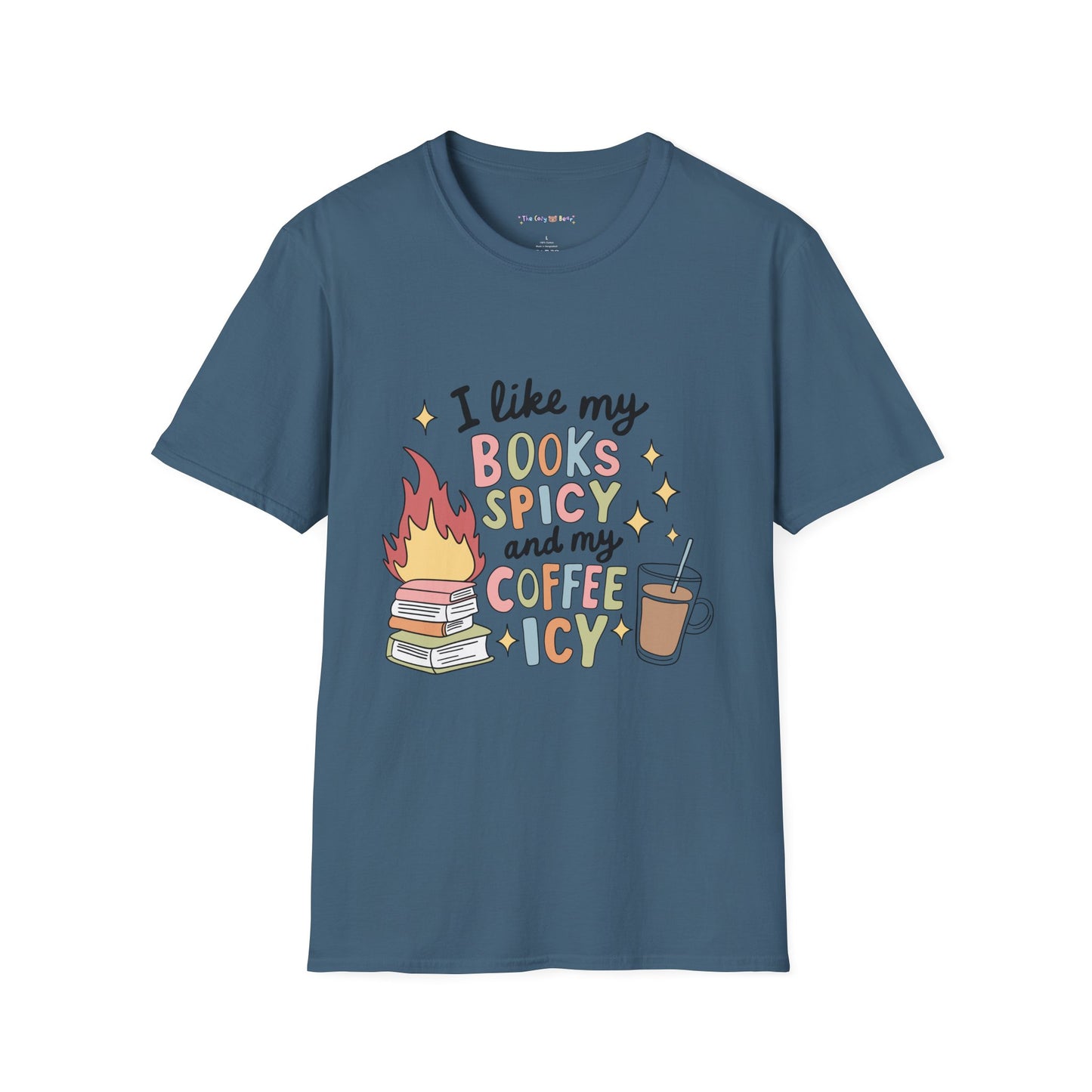 I Like My Books Spicy & Coffee Icy T-Shirt