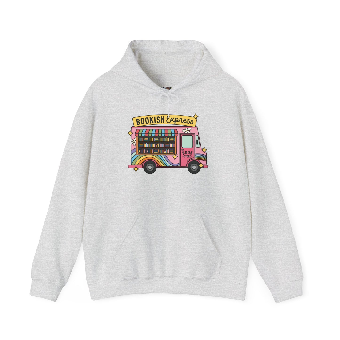 Bookish Express Hoodie - Cozy Unisex Heavy Blend Sweatshirt