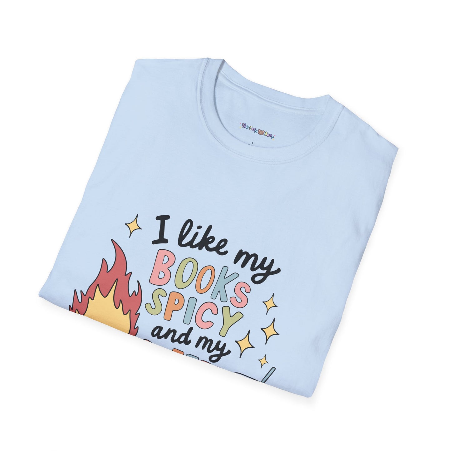 I Like My Books Spicy & Coffee Icy T-Shirt