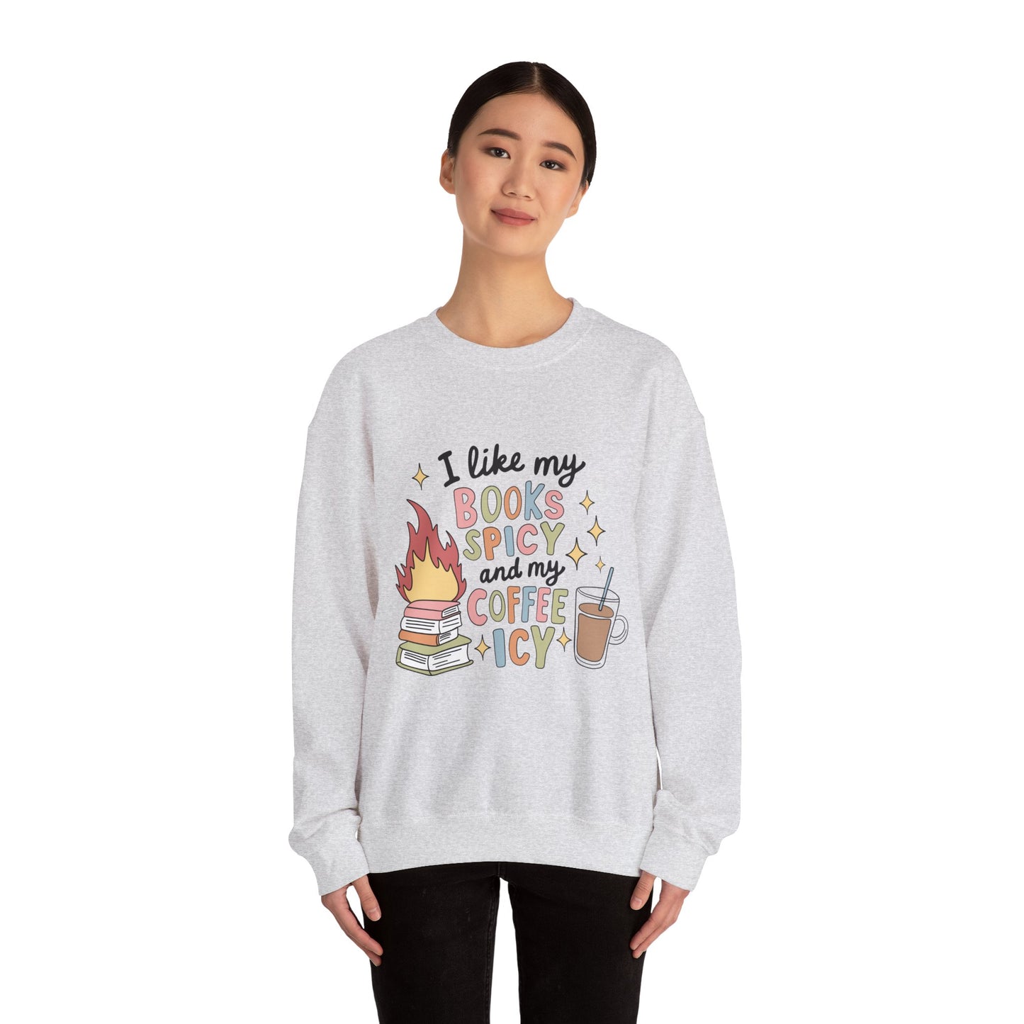 Books Spicy & Coffee Icy Unisex Sweatshirt