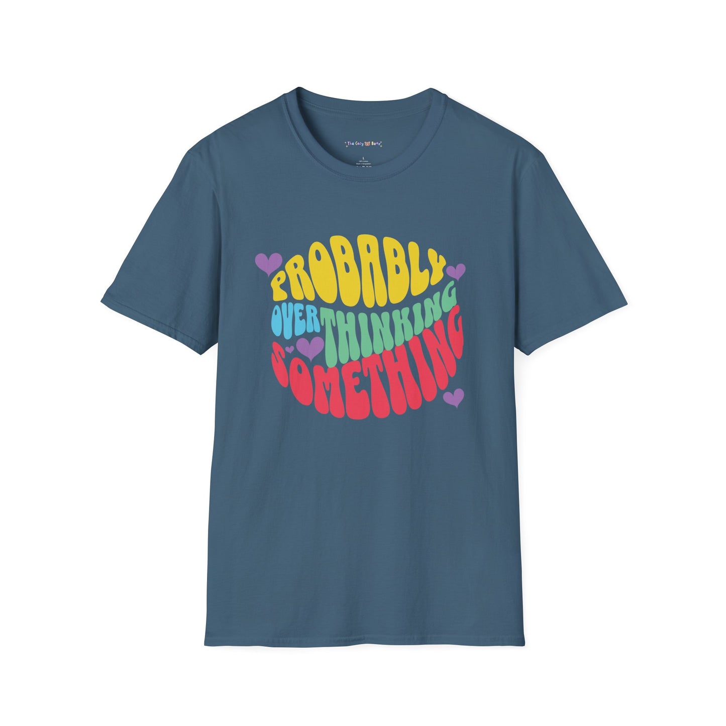 'Probably Overthinking Something' Unisex Softstyle T-Shirt
