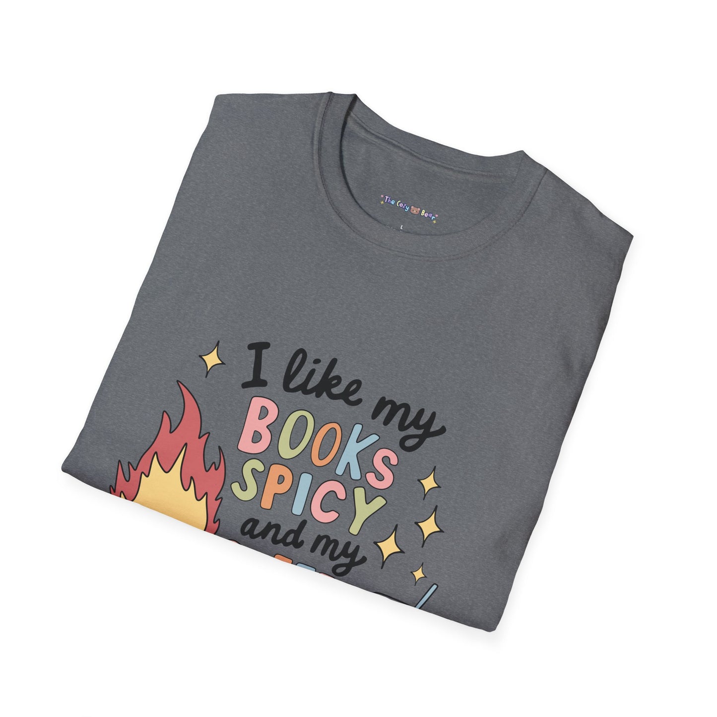 I Like My Books Spicy & Coffee Icy T-Shirt