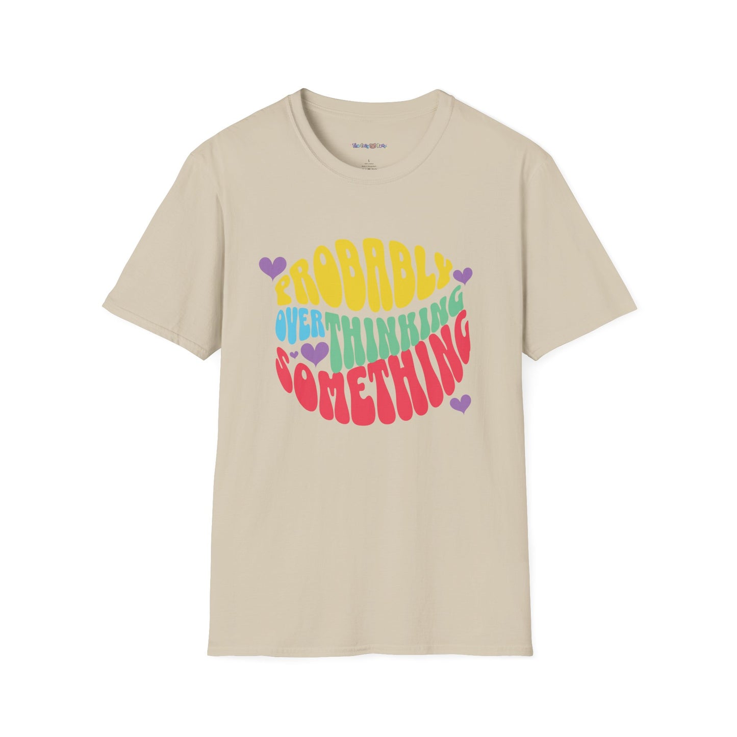 'Probably Overthinking Something' Unisex Softstyle T-Shirt