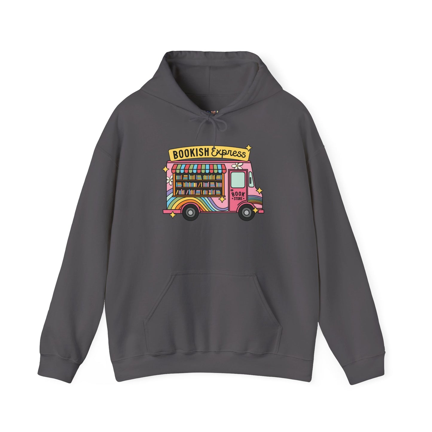 Bookish Express Hoodie - Cozy Unisex Heavy Blend Sweatshirt