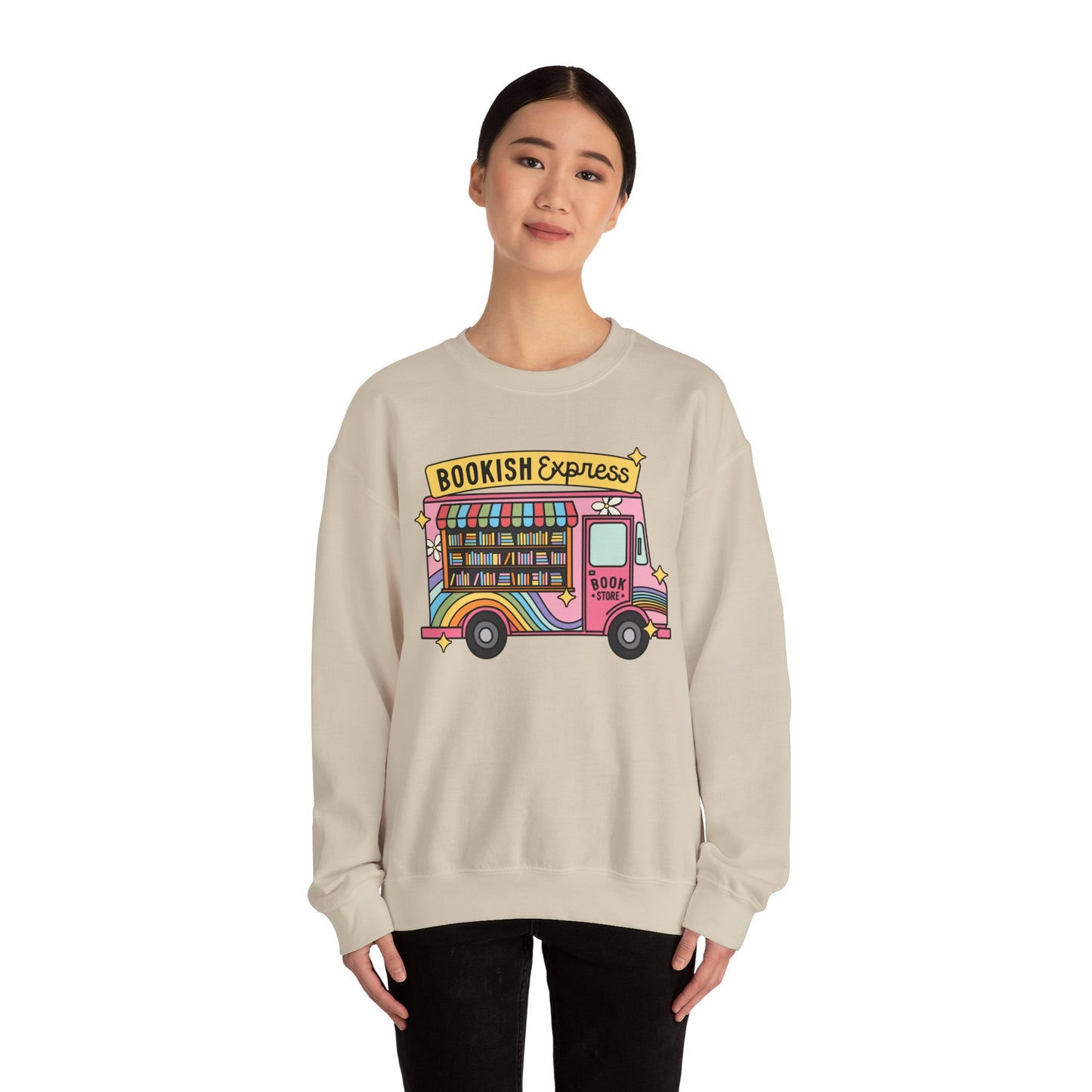 Bookish Express Unisex Heavy Blend Crewneck Sweatshirt