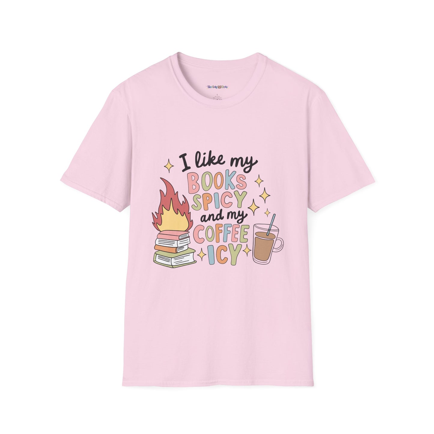 I Like My Books Spicy & Coffee Icy T-Shirt