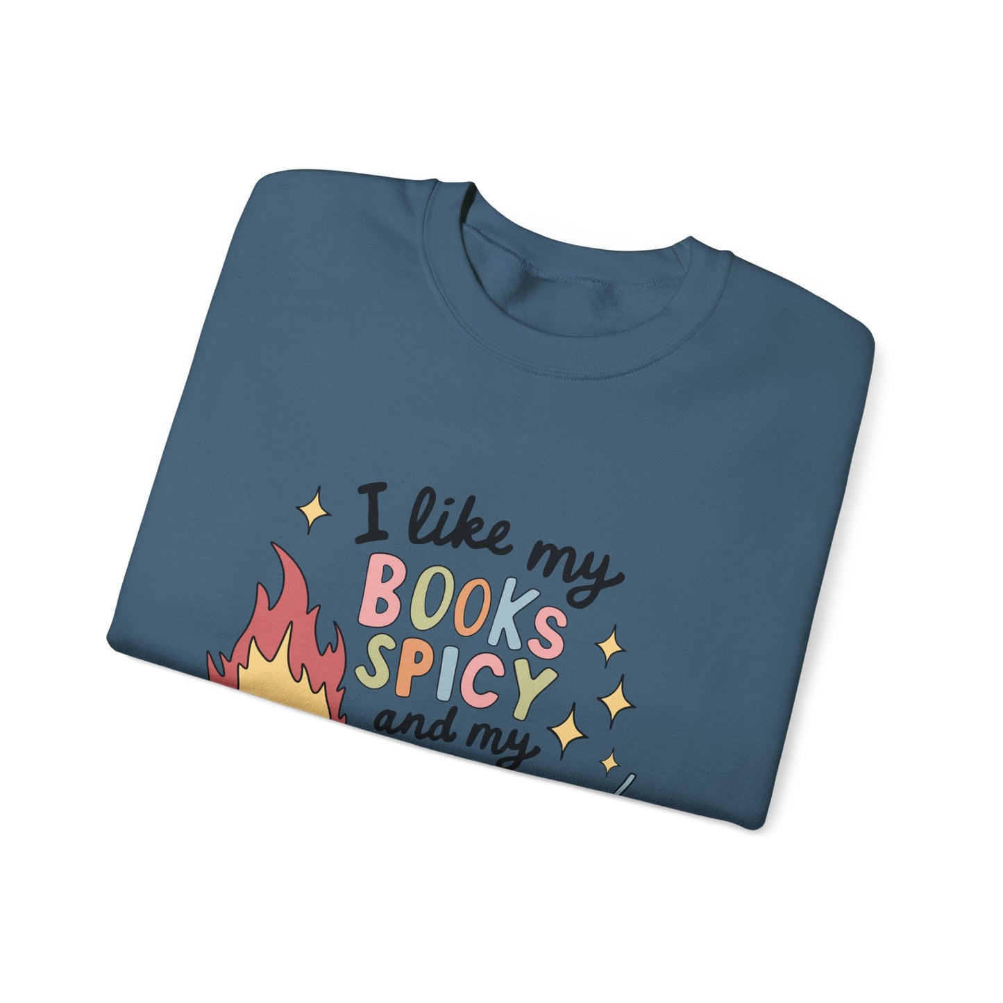 Books Spicy & Coffee Icy Unisex Sweatshirt