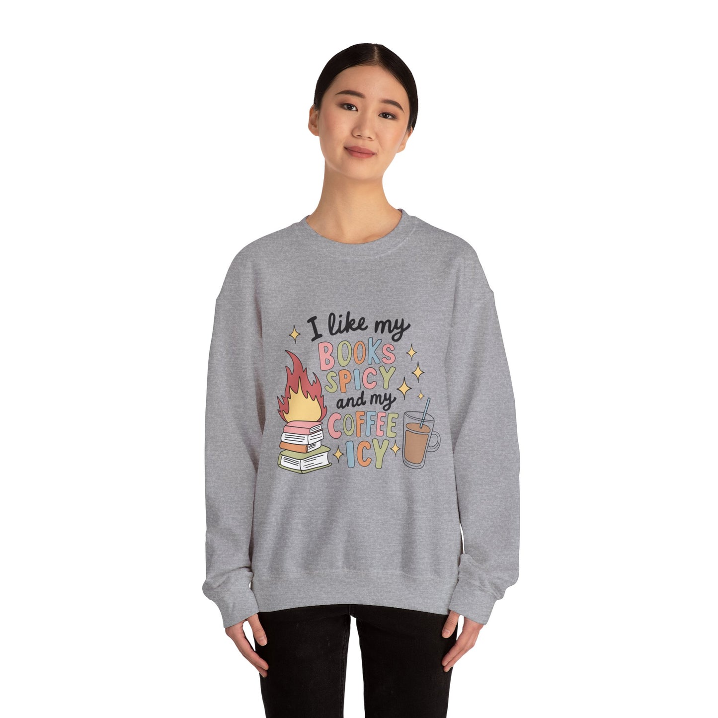 Books Spicy & Coffee Icy Unisex Sweatshirt