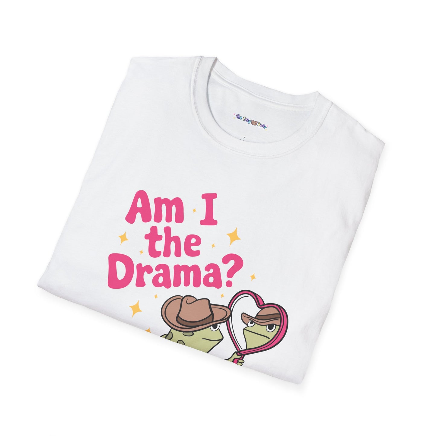 Am I the Drama? Funny Unisex Softstyle T-Shirt