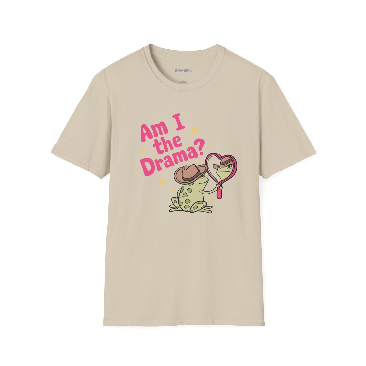 Am I the Drama? Funny Unisex Softstyle T-Shirt