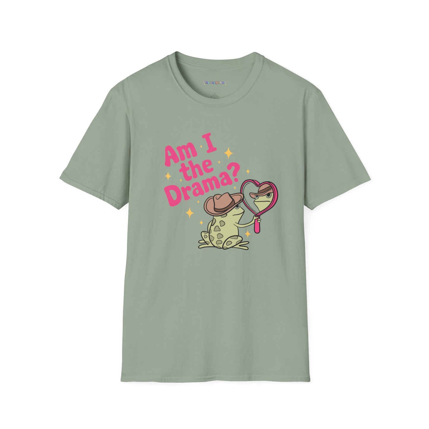 Am I the Drama? Funny Unisex Softstyle T-Shirt