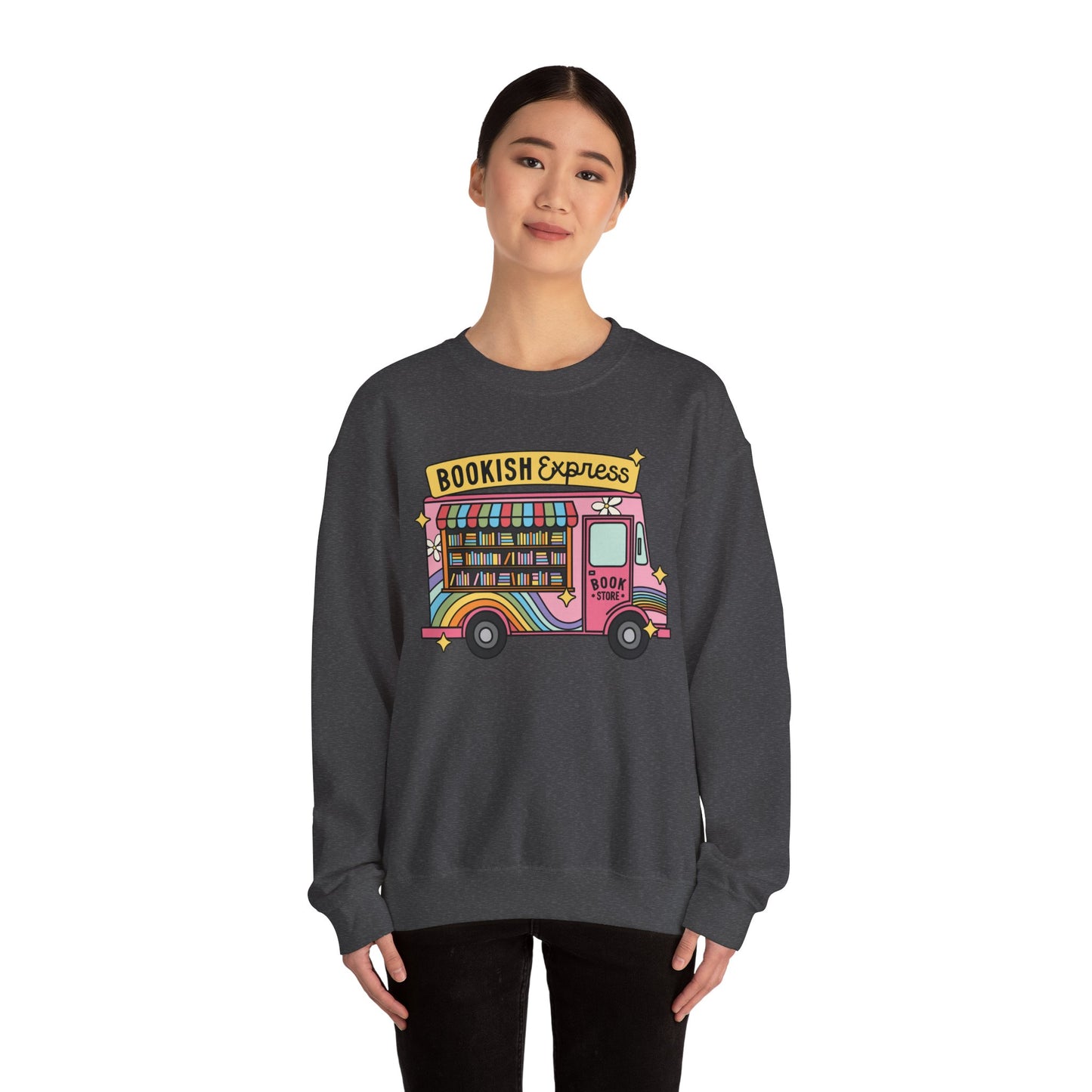 Bookish Express Unisex Heavy Blend Crewneck Sweatshirt