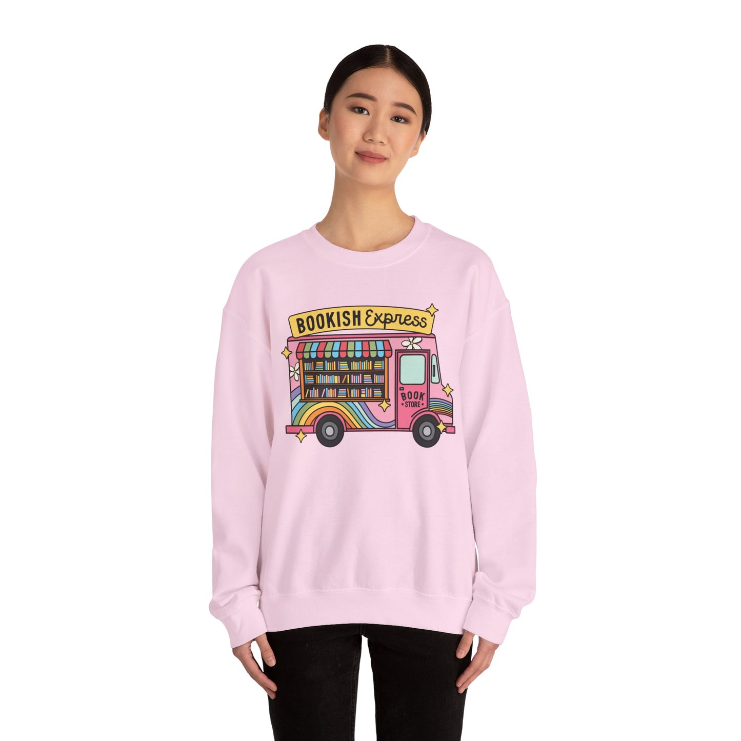 Bookish Express Unisex Heavy Blend Crewneck Sweatshirt