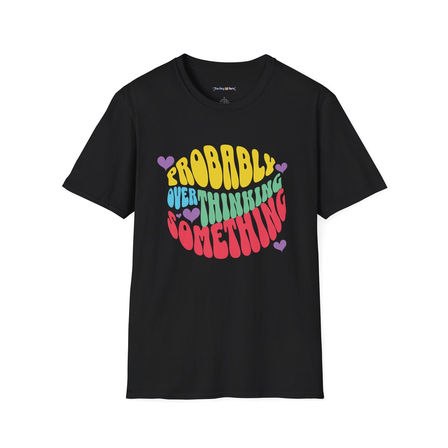 'Probably Overthinking Something' Unisex Softstyle T-Shirt