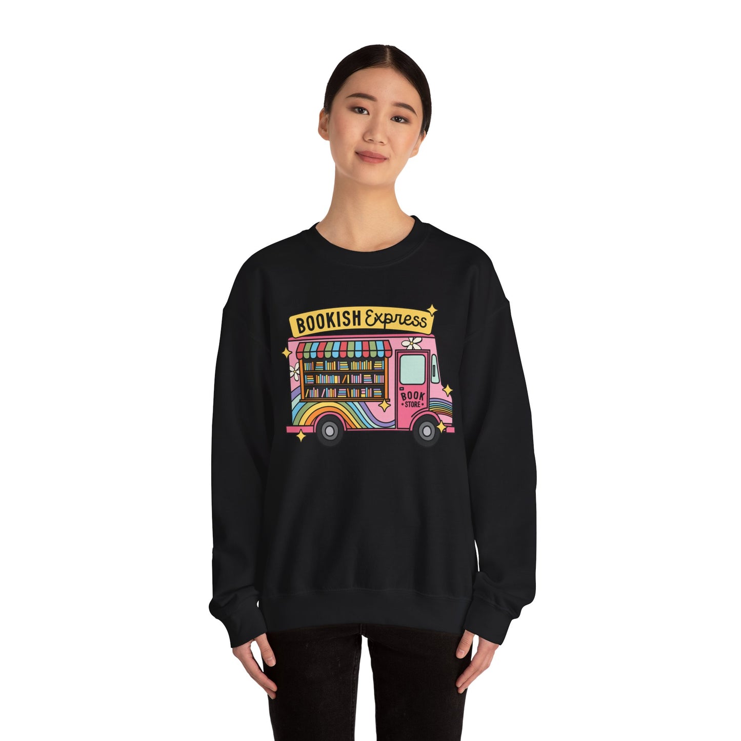 Bookish Express Unisex Heavy Blend Crewneck Sweatshirt