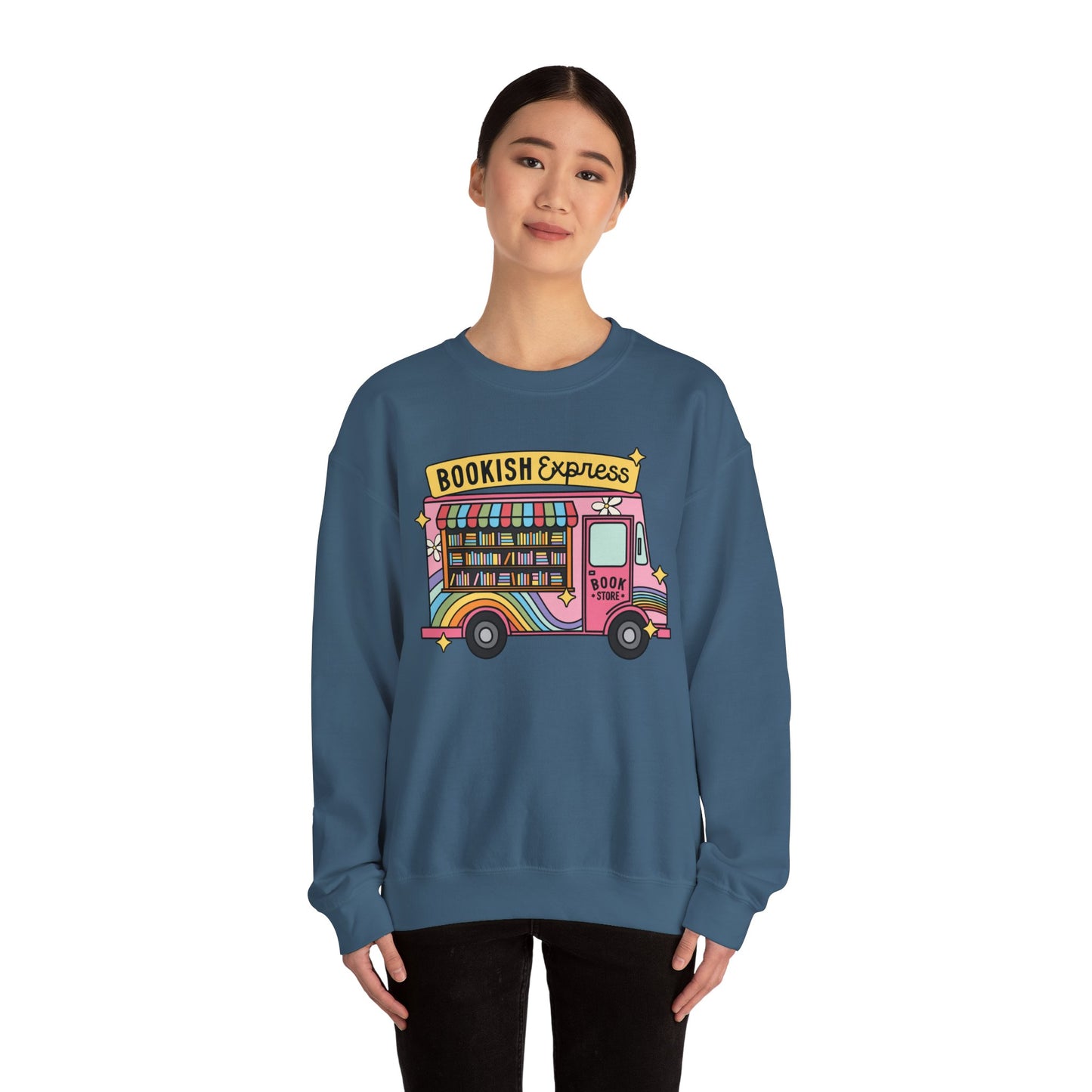 Bookish Express Unisex Heavy Blend Crewneck Sweatshirt