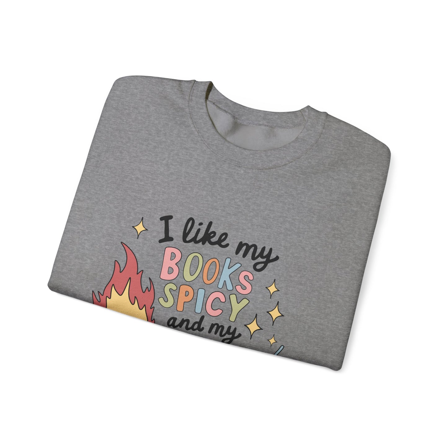 Books Spicy & Coffee Icy Unisex Sweatshirt
