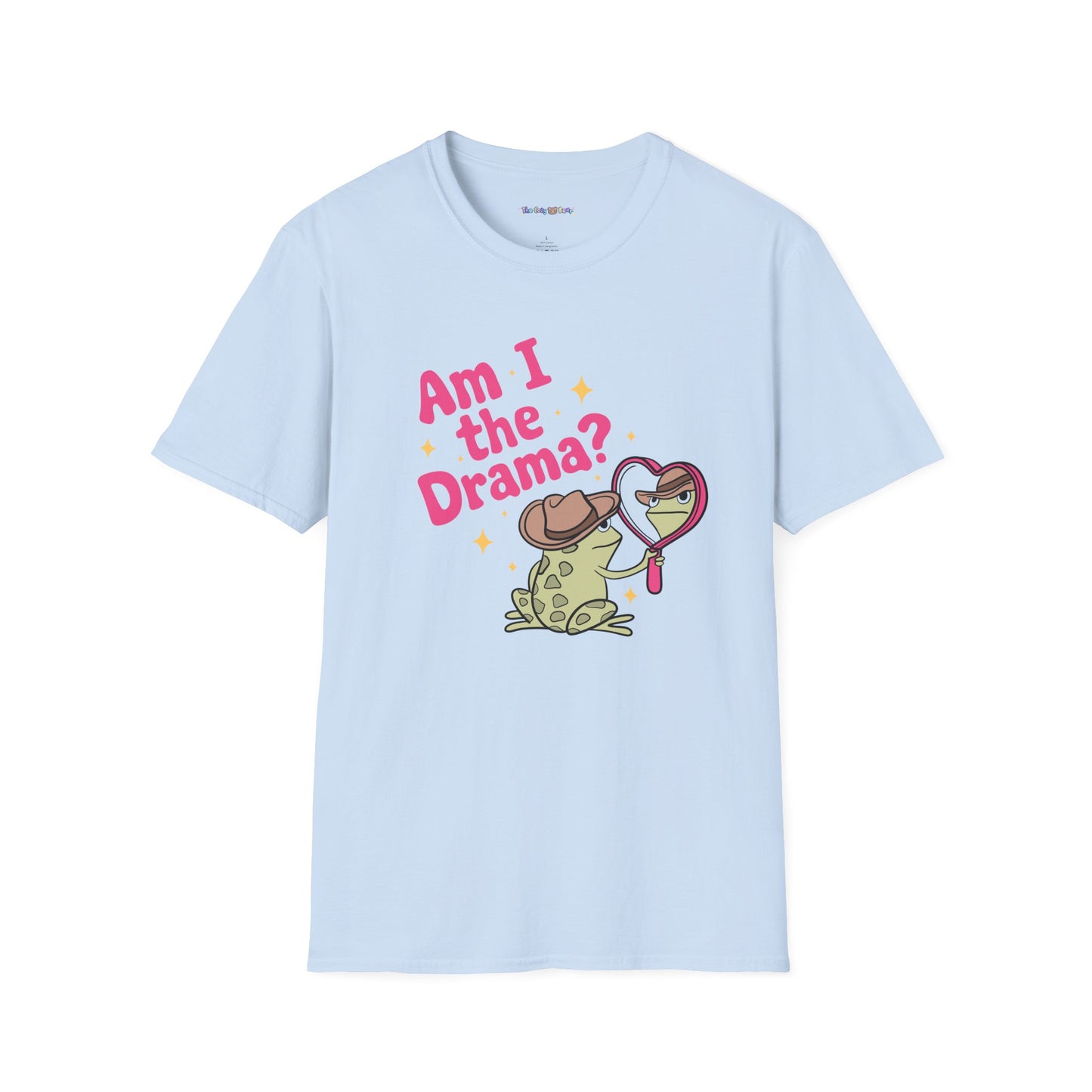 Am I the Drama? Funny Unisex Softstyle T-Shirt