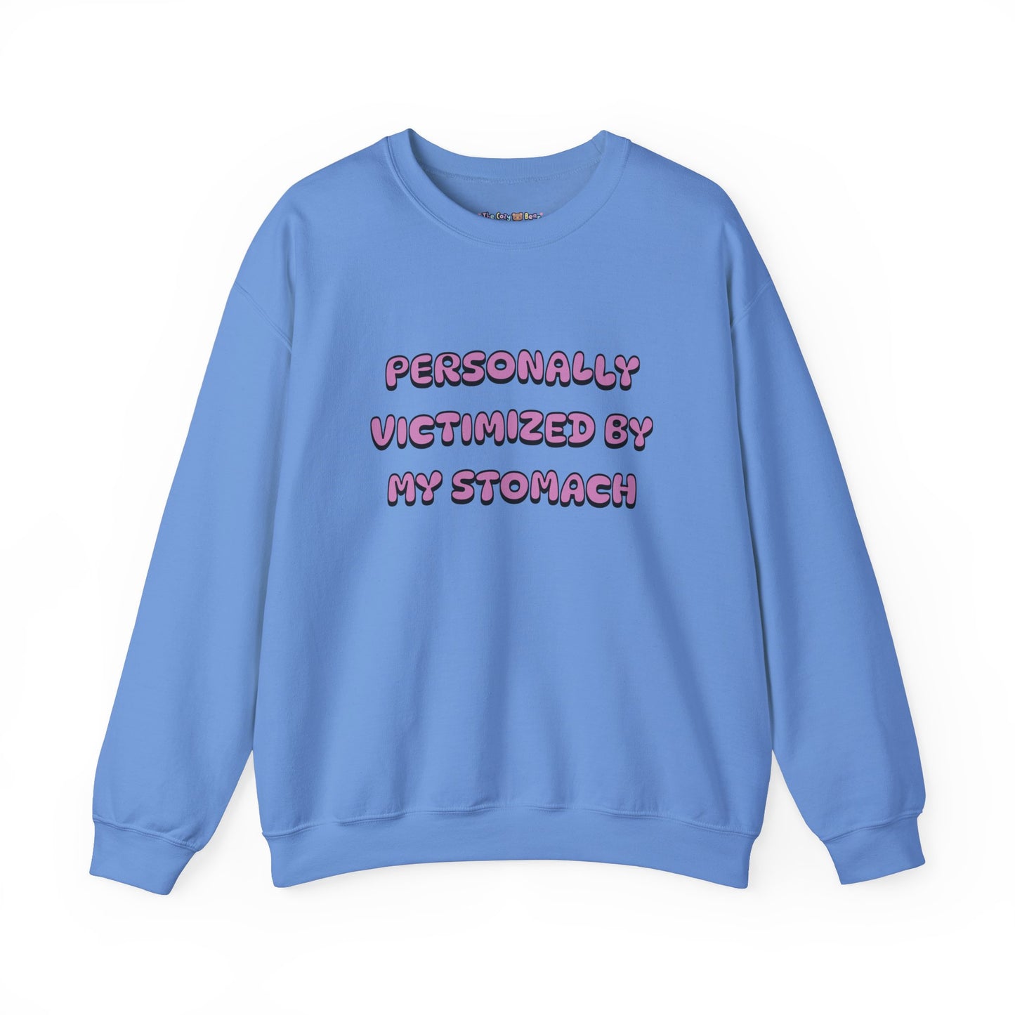 'Personally Victimized by My Stomach' Unisex Crewneck Sweatshirt