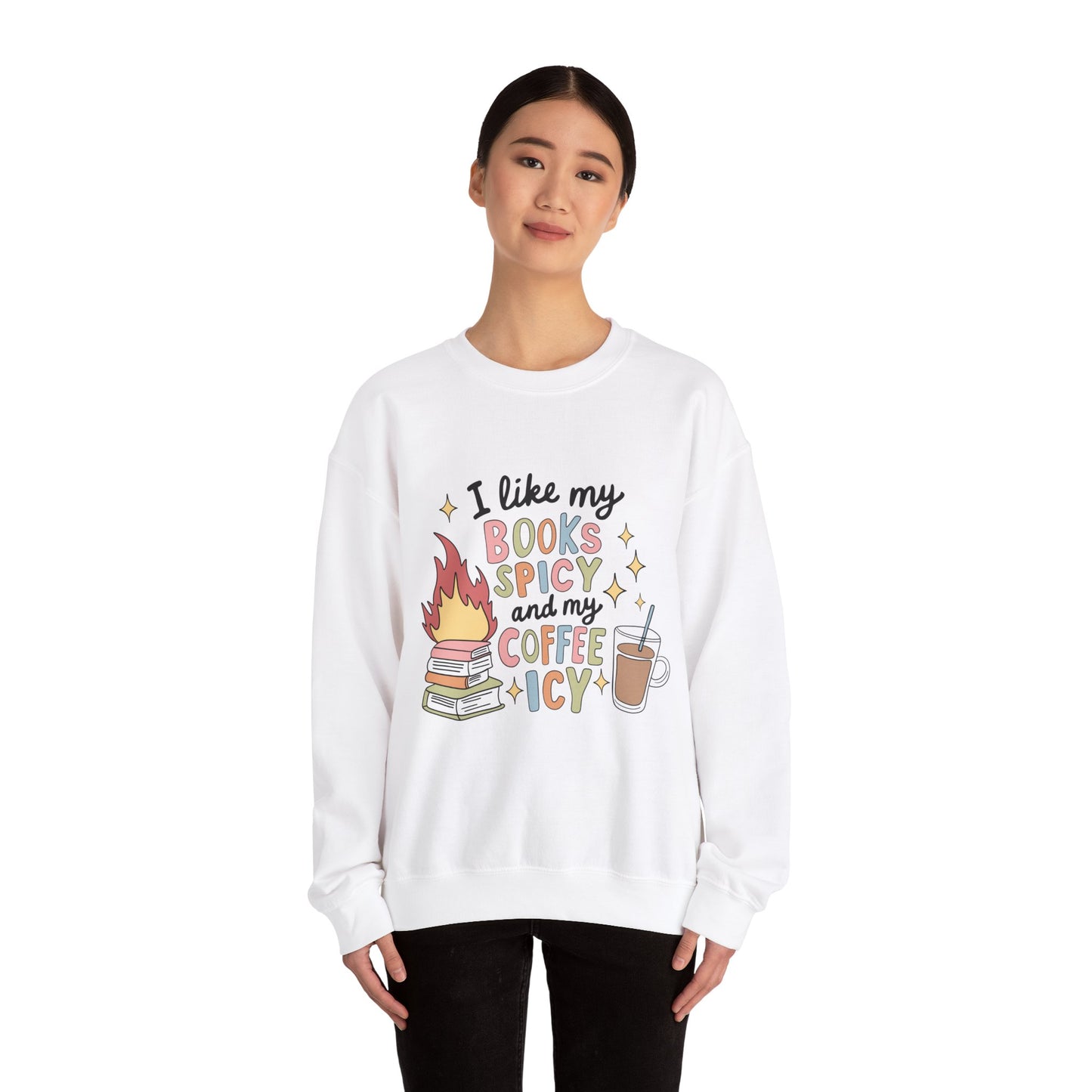 Books Spicy & Coffee Icy Unisex Sweatshirt
