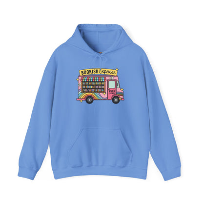 Bookish Express Hoodie - Cozy Unisex Heavy Blend Sweatshirt