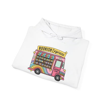 Bookish Express Hoodie - Cozy Unisex Heavy Blend Sweatshirt