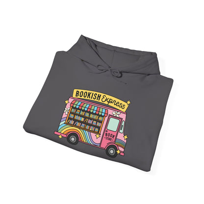 Bookish Express Hoodie - Cozy Unisex Heavy Blend Sweatshirt