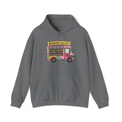 Bookish Express Hoodie - Cozy Unisex Heavy Blend Sweatshirt